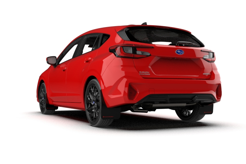 Rally Armor 24-26 Subaru Impreza Black UR Mud Flap w/ White Logo - Image 3
