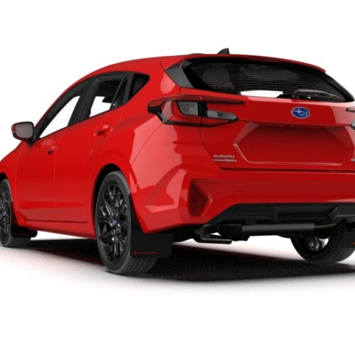 Rally Armor 24-26 Subaru Impreza Black UR Mud Flap w/ Light Blue Logo - Image 3
