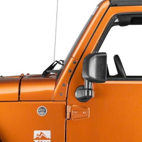 Raxiom for 2007-2018 Jeep Wrangler JK Windshield Mounted Light Brackets - Image 5