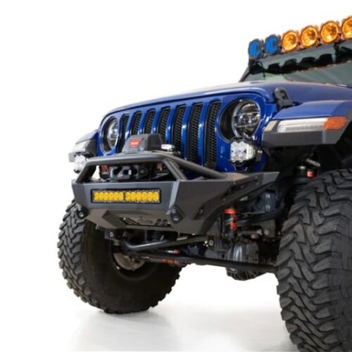 Alternative view of Addictive Desert Designs for 18-23 Jeep Gladiator/Wrangler JT/JL Stealth Fighter Front Bumper