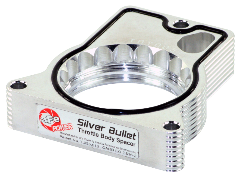 aFe Power Silver Bullet Throttle Body Spacers TBS GM C/K 1500/2500/3500 96-00 V8-5.0L 5.7L - Image 3