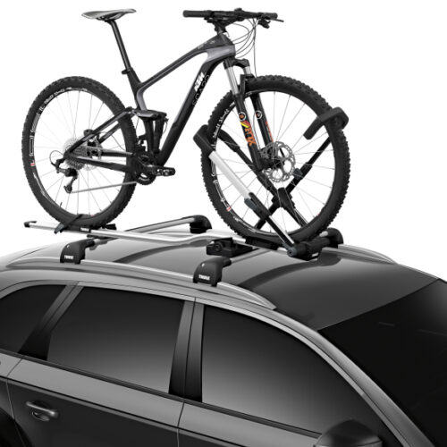 Thule UpRide - Upright Bike Rack (No Frame Contact) - Silver/Black - Image 9