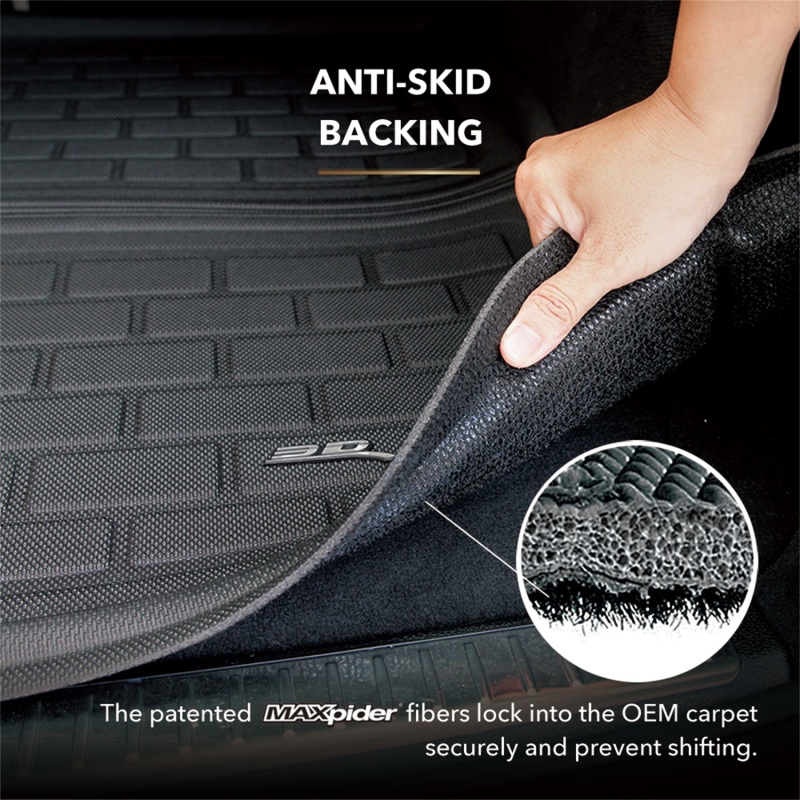 3D MAXpider 18-25 Jeep Wrangler JL(w/o sub) Kagu Cargo Liner - Black - Image 4