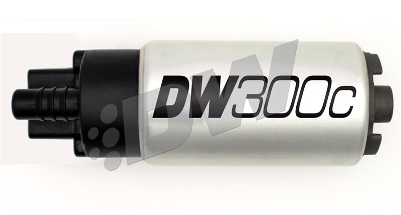 DeatschWerks 340lph DW300C Compact Fuel Pump w/ Universal Install Kit (w/o Mounting Clips) - Image 3