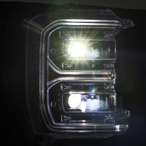 AlphaRex 23-26 Ford F-250 SD LUXX LED Proj Headlights Alpha Blk w/Activ Light/Seq Signal/Switchback - Image 5