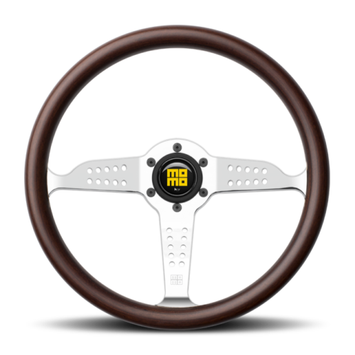 Alternative view of Momo GRA35WD0P Super Grand Prix Steering Wheel 350 mm - Mahogany Wood/Polished Spokes