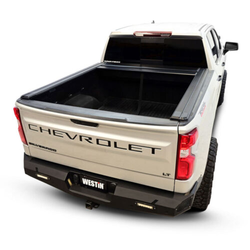 Westin 19-26 GM Silverado/Sierra 1500 5ft 8in Bed Manual Retractable Tonneau Cover - Black - Image 10
