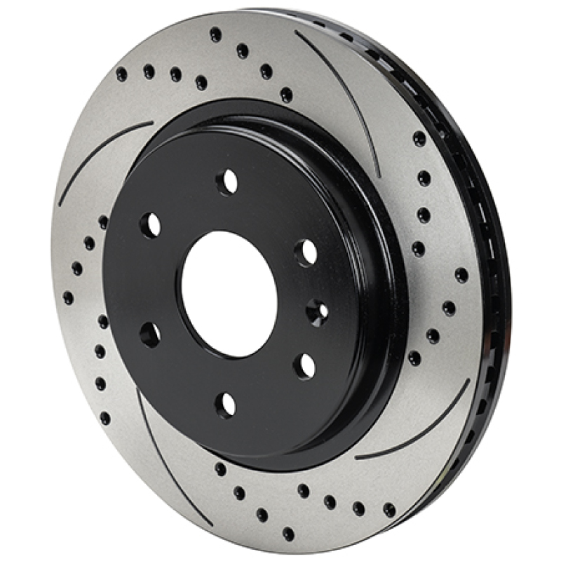 Wilwood Rotor-SRP-Drill/Slot-RH-BLK 13.38 x 1.25 - 6x5.5