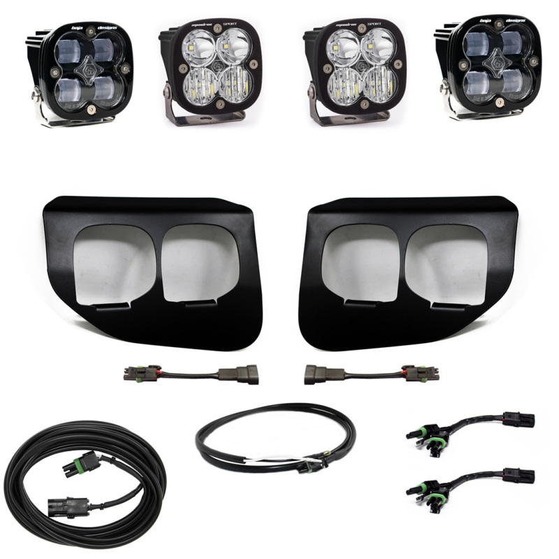 Baja Designs Ford Super Duty (20-On) Fog Lights Dual FPK SAE/Sport DC Baja Designs w/Upfitter - Image 2