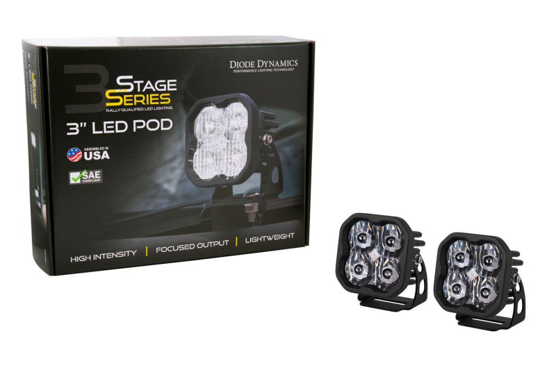 Diode Dynamics SS3 Sport ABL - White SAE Driving Standard (Pair) - Image 6