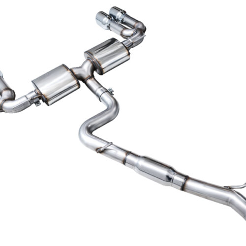 AWE Tuning Touring Edition Exhaust - Chrome Silver Tips for 22-24 Audi 8Y S3 - Image 5