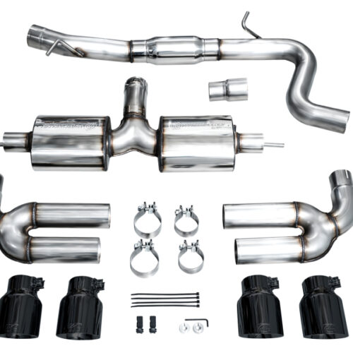 AWE Tuning Touring Edition Exhaust - Diamond Black Tips for 22-24 Audi 8Y S3 - Image 7