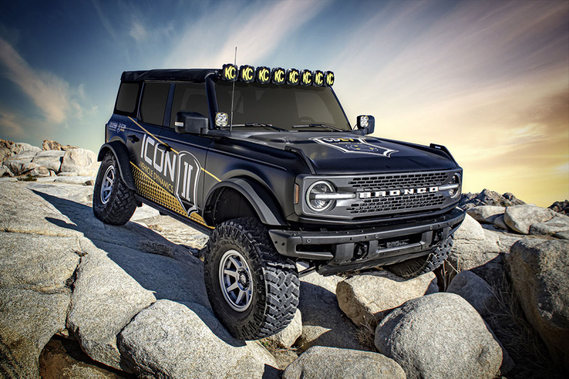 ICON 21-23 Ford Bronco Rear 2.5in VS RR Coilover Kit Heavy Rate Spring - Image 3