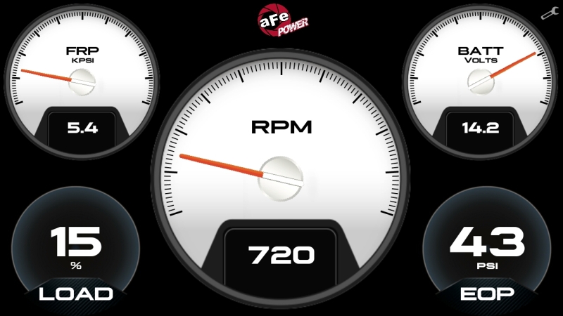 aFe Power AGD Advanced Gauge Display Digital 5.5in Monitor 08-18 Dodge/RAM/Ford/GM Diesel Trucks - Image 10
