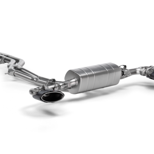 Alternative view of Akrapovic Race Line Exhaust System Titanium (link pipe CO-AU/T/5 required) for 2025 Audi RSQ8 Evolution