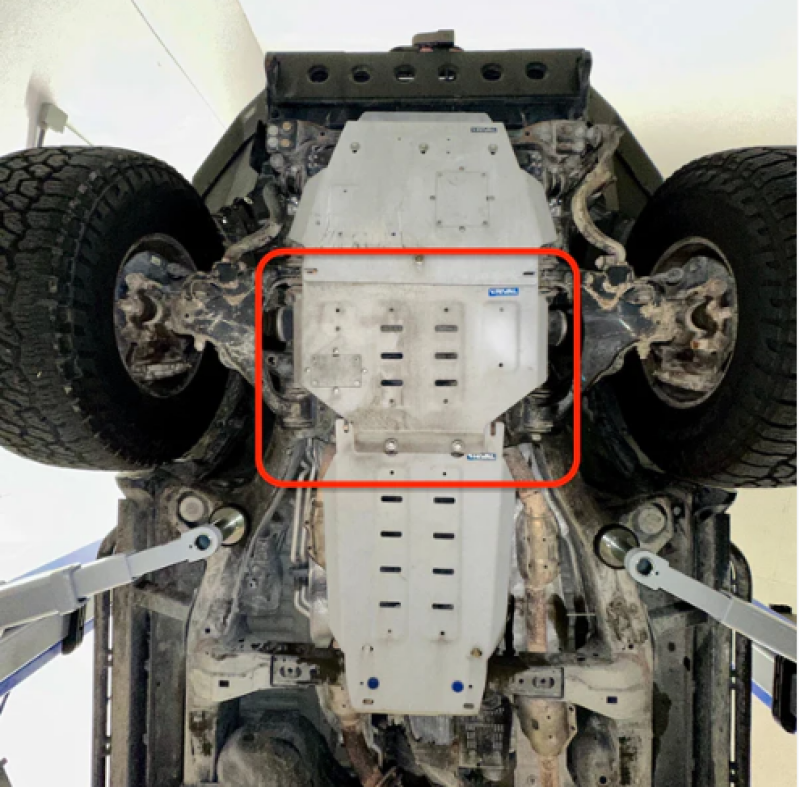 Rival 2007-2021 Toyota Land Cruiser Aluminum Transmission Skid Plate