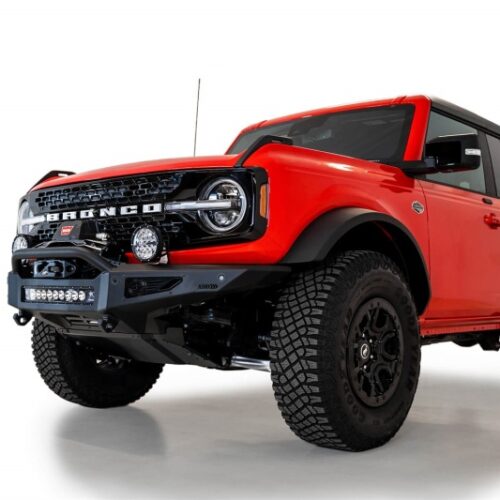 Addictive Desert Designs for 2021+ Ford Bronco Rock Fighter Front Bumper - Hammer Black - Image 6