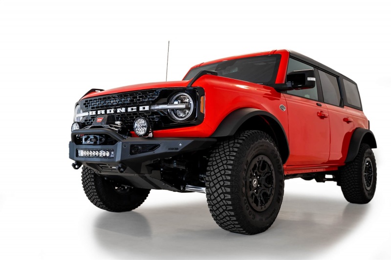 Addictive Desert Designs for 2021+ Ford Bronco Rock Fighter Front Bumper - Hammer Black - Image 6