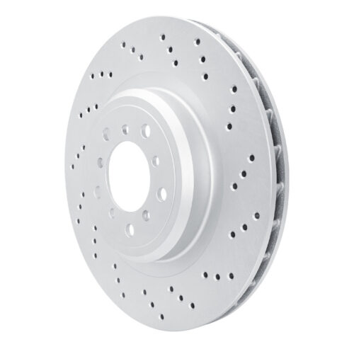DFC 08-11 BMW 1 Series M Front Right Drilled Hi-Carbon Alloy Geomet Coated Rotor - Image 2