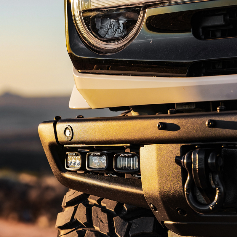 Rigid Industries for 2021+ Ford Mod Bumper Triple SR-M Fog Light Kit - Image 10