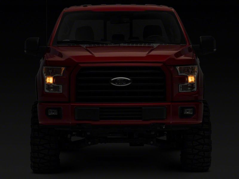 Raxiom for 2015-2017 Ford F-150 Axial OEM Style Rep Headlights- Chrome Housing (Clear Lens) - Image 10