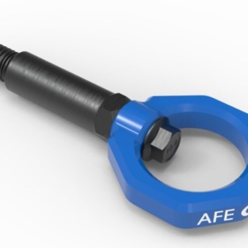 aFe Power Control Front Tow Hook Blue BMW F-Chassis 2/3/4/M