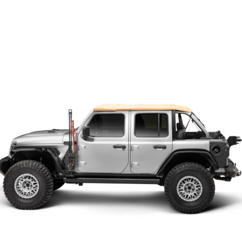 Go Rhino 18-24 Jeep Wrangler JL/JLU/JT Front Fender Jack Mount for Hi-Lift Jack - Tex. Blk - Image 5