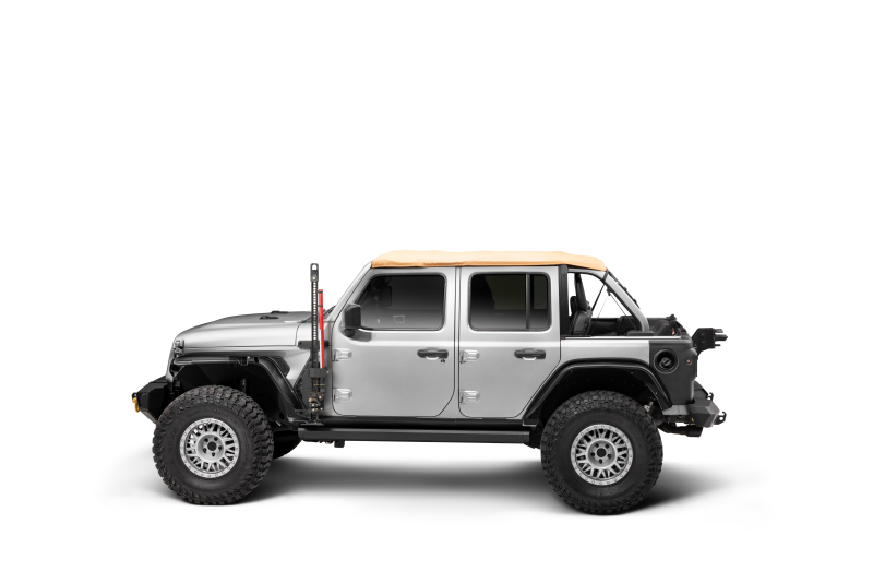 Go Rhino 18-24 Jeep Wrangler JL/JLU/JT Front Fender Jack Mount for Hi-Lift Jack - Tex. Blk - Image 5