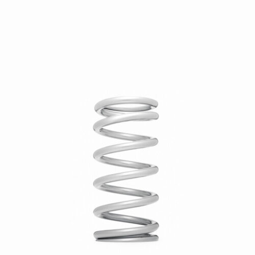 QA1 2-1/2in ID High Travel Spring - 9in Length x 180lbs/in - Silver Powder Coated