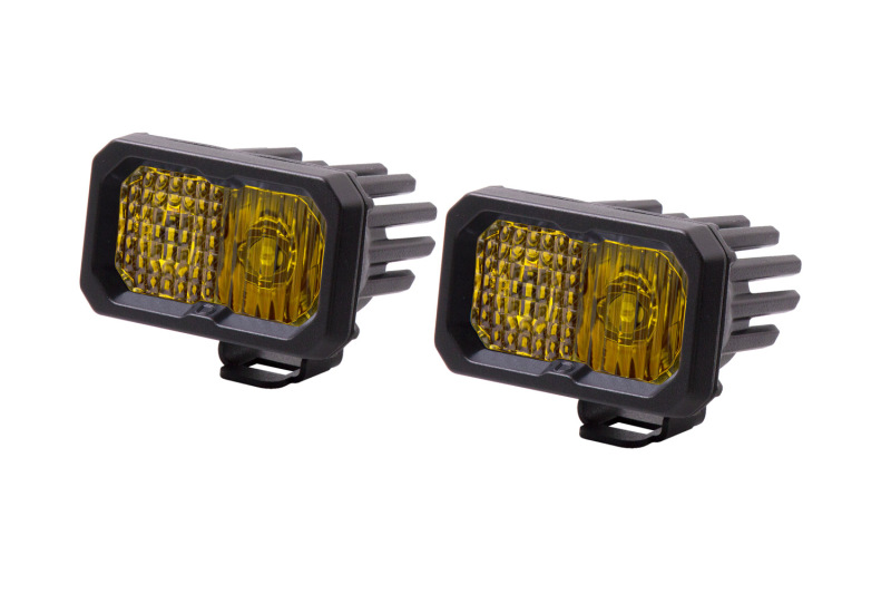 Diode Dynamics Stage Series 2 In LED Pod Sport - Yellow Combo Standard ABL (Pair) - Image 8