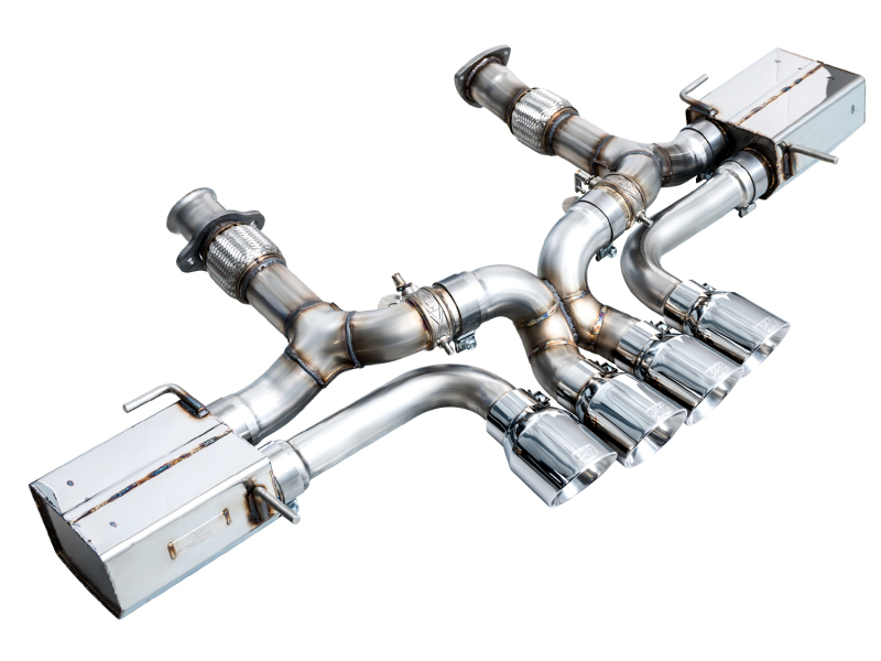 AWE Tuning SwitchPath Exhaust System - Chrome Silver Tips for 23-25 Chevrolet C8 Corvette Z06 5.5L - Image 3