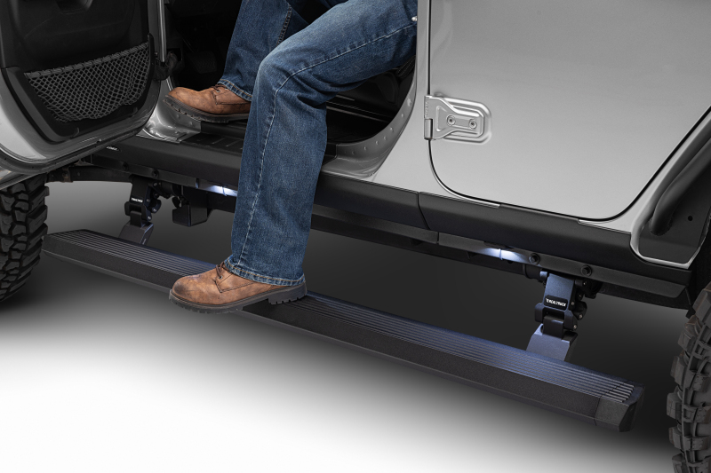 RealTruck 20450674PC 18-24 Jeep Wrangler 4dr VoltStep Electric Running Board Kit (Drilling Req.) - Tex. Blk - Image 10