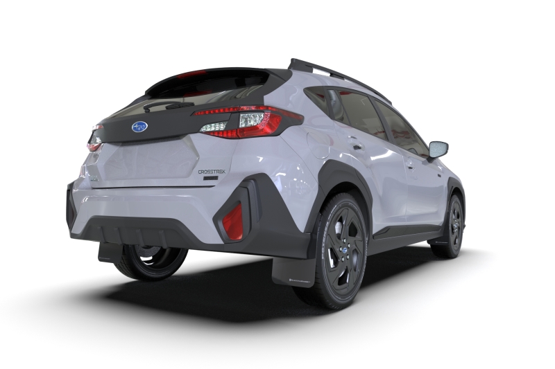 Rally Armor 24-26 Subaru Crosstrek Black UR Mud Flap Red Logo - Image 4