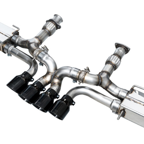 AWE Tuning SwitchPath Cat-Back Exhaust - Diamond Black Tips for 2023 C8 Corvette Z06