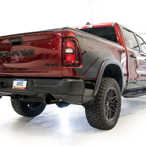 AWE Tuning Cat-Back Exhaust w/ Diamond Black Tips for 2025+ RAM 1500 3.0TT Rebel 0FG - Image 5