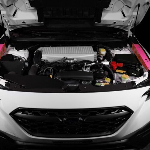 PERRIN 22-26 Subaru WRX Fender Shroud Set - Hyper Pink - Image 6