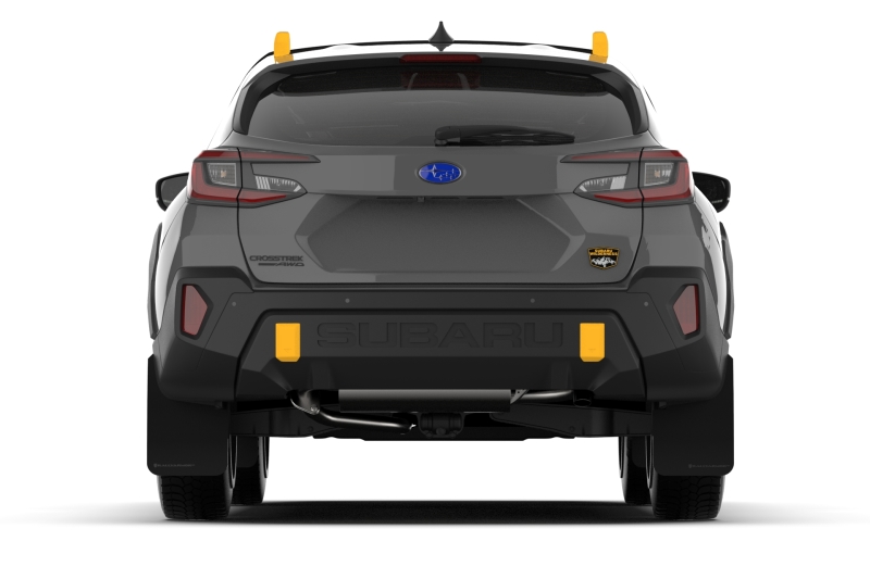 Rally Armor 24-26 Subaru Crosstrek (Wilderness Only) Black UR Mudflap W/Wild-Orange Logo No Drill Re - Image 4