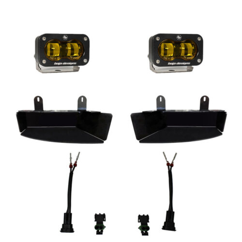 Baja Designs for 19-22 Dodge RAM 2500/3500 S2 SAE Fog Pocket Light Kit - Amber