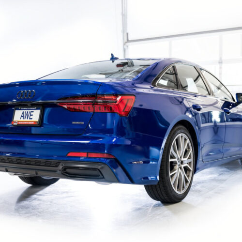 AWE Tuning Touring Edition Cat-Back Exhaust- Turn Downs for Audi 2019-2023 C8 A6/A7 3.0T - Image 5