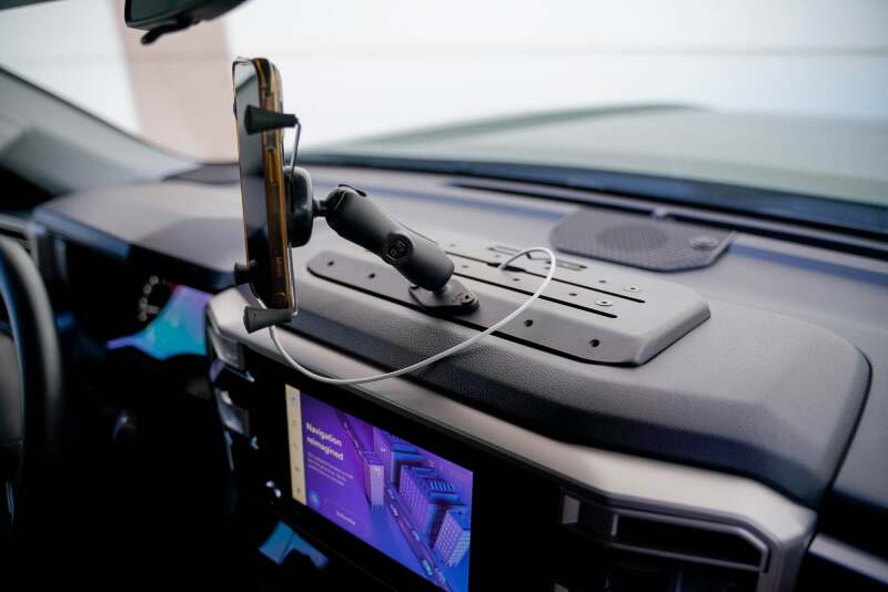 DV8 Offroad 22-23 Toyota Tundra + Sequoia Digital Device Dash Mount - Image 2