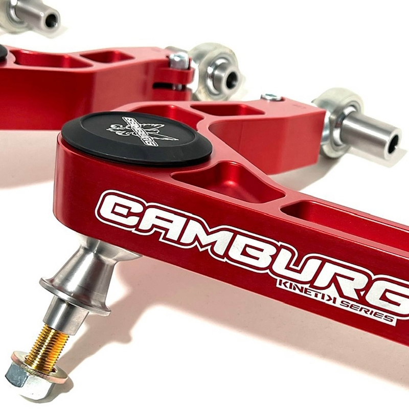 Camburg Ford Bronco 21-23 KINETIK V2 Performance Billet Uniball Upper Arms (Red) - Image 3