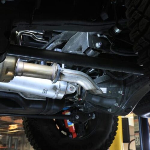 aFe Power ROCK BASHER Axle-Back Exhaust System Toyota Tacoma 24-25 L4-2.4L (t) - Image 6