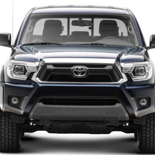 Raxiom for 2012-2015 Toyota Tacoma Axial Series Switchback Projector Headlights- Chrome- Clear Lens - Image 7