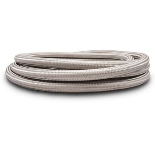 Vibrant Stainless Steel Braided Flex Hose w/PTFE Liner AN -3 (10ft Roll)