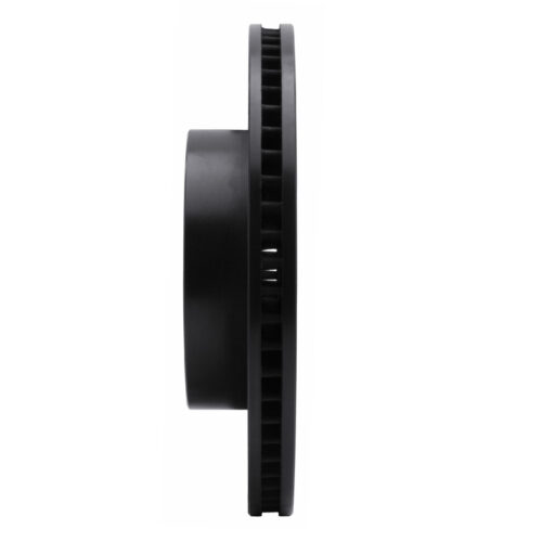 R1 Concepts for 05-23 Toyota Tacoma Front Right Drilled & Slotted Black Brake Rotor - Image 3