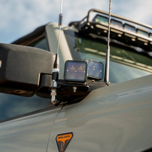 DV8 Offroad 2021 Ford Bronco A Pillar Dual Light Pod Drop Mounts - Image 6