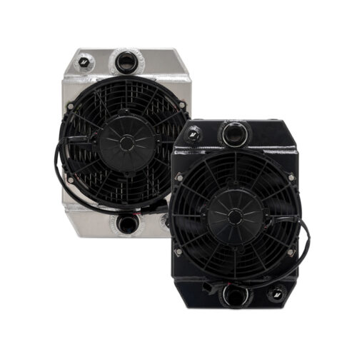 Alternative view of Mishimoto Universal Drag Race Performance Aluminum Radiator - Black