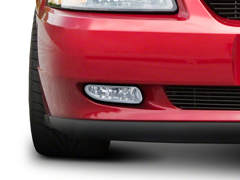 Raxiom for 1999-2004 Ford Mustang Excluding Cobra Axial Series Fog Lights- Chrome