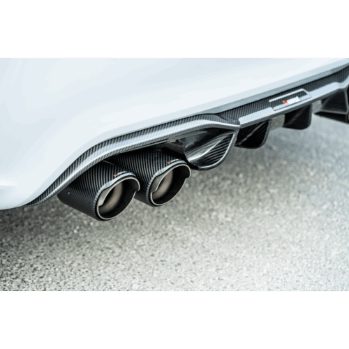 Akrapovic for 2018+ BMW M2 Competition/M2 CS (F87N) Slip-On Line (Titanium) w/Carbon Fiber Tips - Image 3