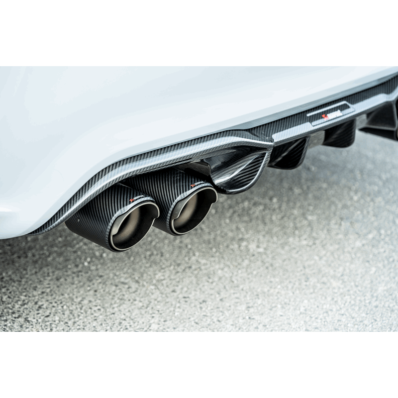 Akrapovic for 2018+ BMW M2 Competition/M2 CS (F87N) Slip-On Line (Titanium) w/Carbon Fiber Tips - Image 3